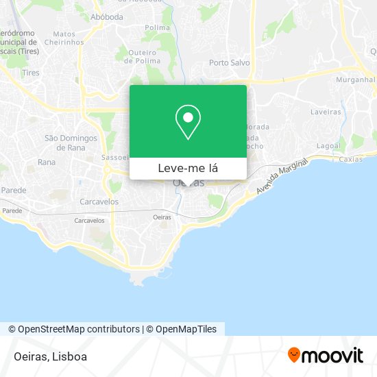 Oeiras mapa