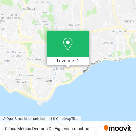 Clínca Médica Dentária Da Figueirinha mapa