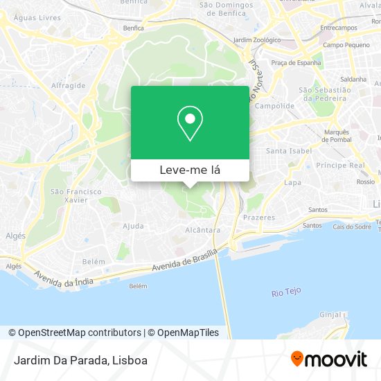 Jardim Da Parada mapa