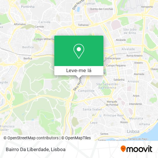 Bairro Da Liberdade mapa