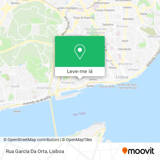 Rua Garcia Da Orta mapa