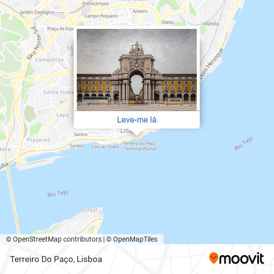 Terreiro Do Paço mapa