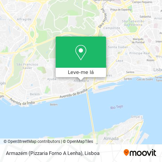 Armazém (Pizzaria Forno A Lenha) mapa