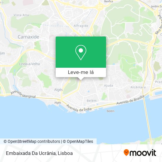 Embaixada Da Ucrânia mapa