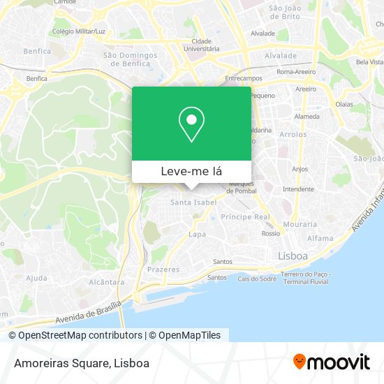 Amoreiras Square mapa