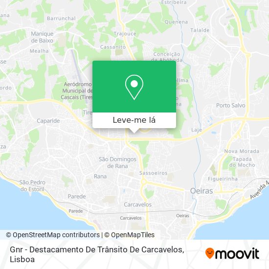 Gnr - Destacamento De Trânsito De Carcavelos mapa