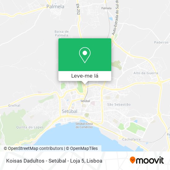 Koisas Dadultos - Setúbal - Loja 5 mapa