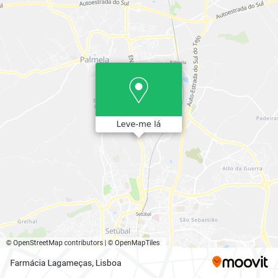 Farmácia Lagameças mapa