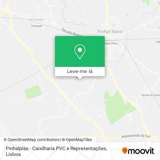 Pinhalplás - Caixilharia PVC e Representações mapa