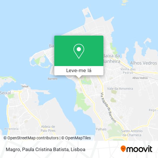 Magro, Paula Cristina Batista mapa