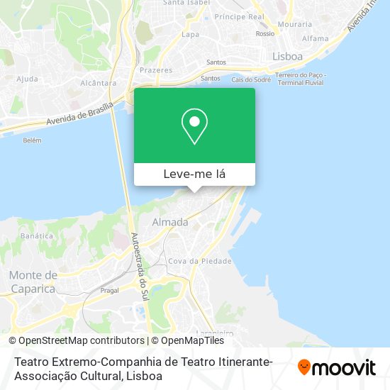 Teatro Extremo-Companhia de Teatro Itinerante-Associação Cultural mapa