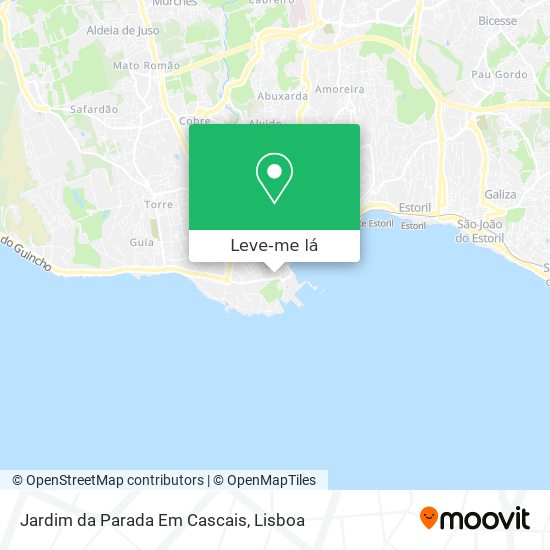 Jardim da Parada Em Cascais mapa