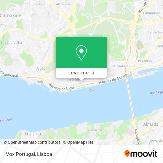 Vox Portugal mapa
