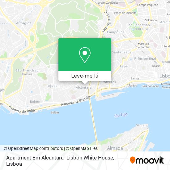 Apartment Em Alcantara- Lisbon White House mapa