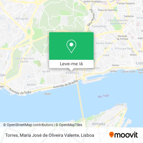 Torres, Maria José de Oliveira Valente mapa