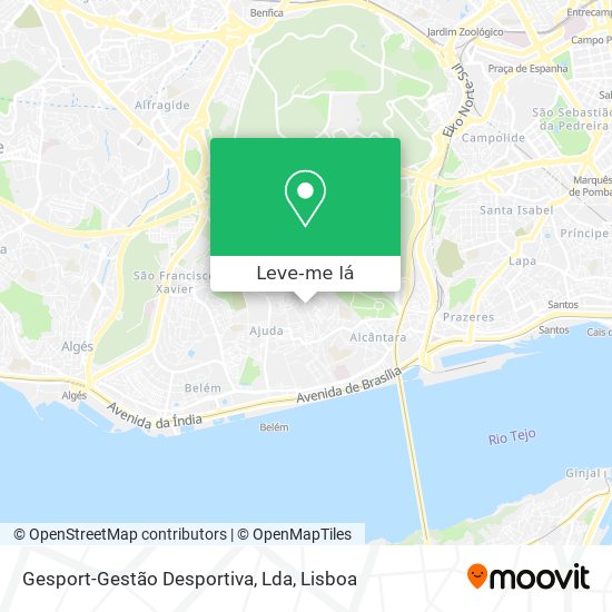 Gesport-Gestão Desportiva, Lda mapa