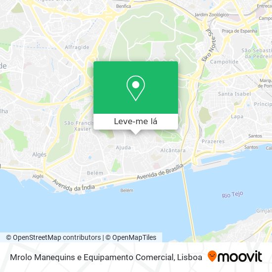 Mrolo Manequins e Equipamento Comercial mapa