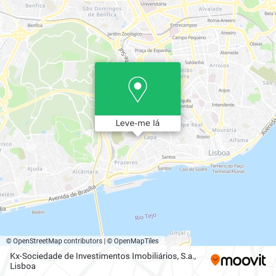 Kx-Sociedade de Investimentos Imobiliários, S.a. mapa