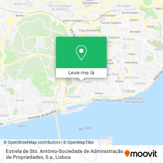 Estrela de Sto. António-Sociedade de Administração de Propriedades, S.a. mapa