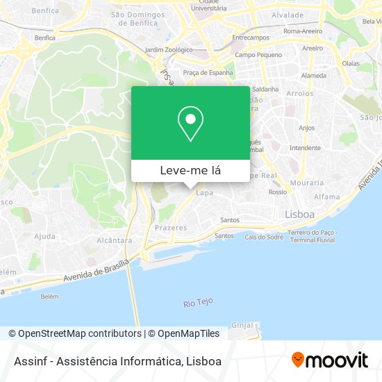 Assinf - Assistência Informática mapa