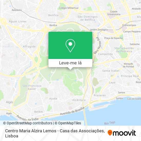 Centro Maria Alzira Lemos - Casa das Associações mapa