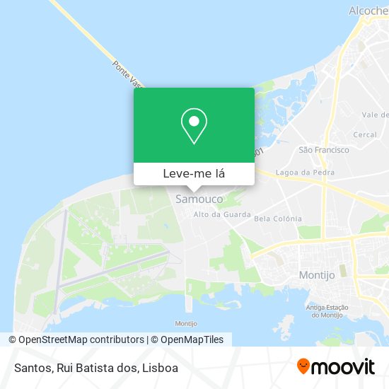 Santos, Rui Batista dos mapa