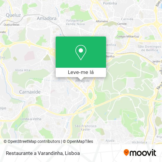 Restaurante a Varandinha mapa