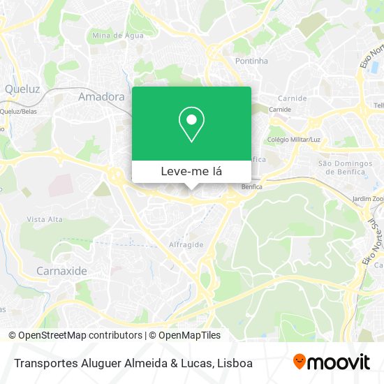 Transportes Aluguer Almeida & Lucas mapa