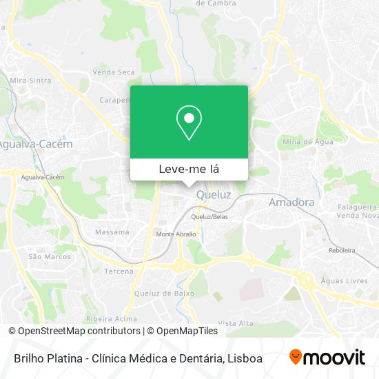 Brilho Platina - Clínica Médica e Dentária mapa