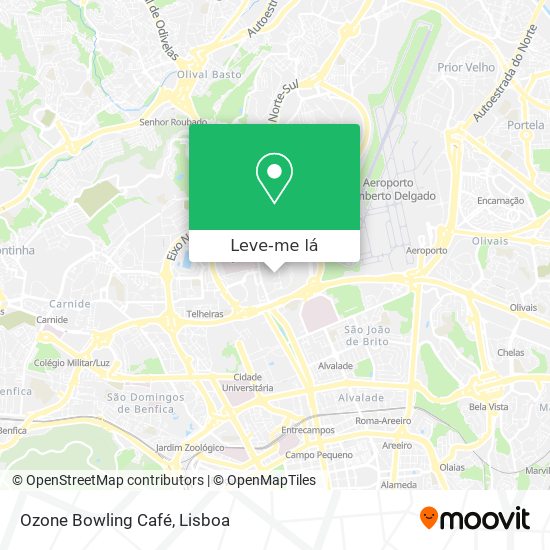 Ozone Bowling Café mapa