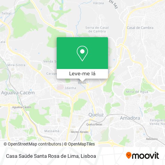 Casa Saúde Santa Rosa de Lima mapa