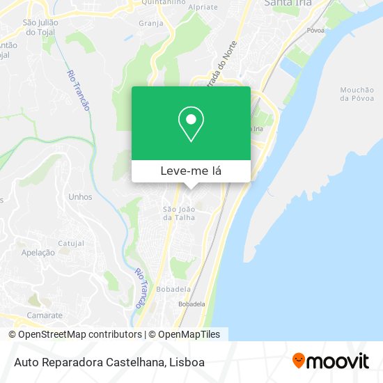 Auto Reparadora Castelhana mapa