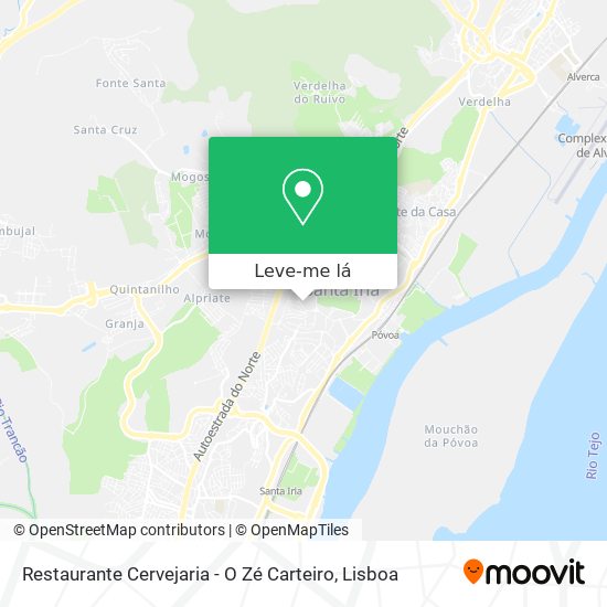 Restaurante Cervejaria - O Zé Carteiro mapa