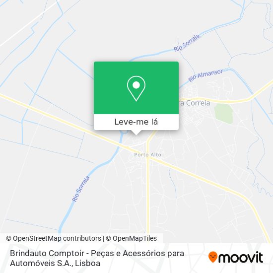 Brindauto Comptoir - Peças e Acessórios para Automóveis S.A. mapa