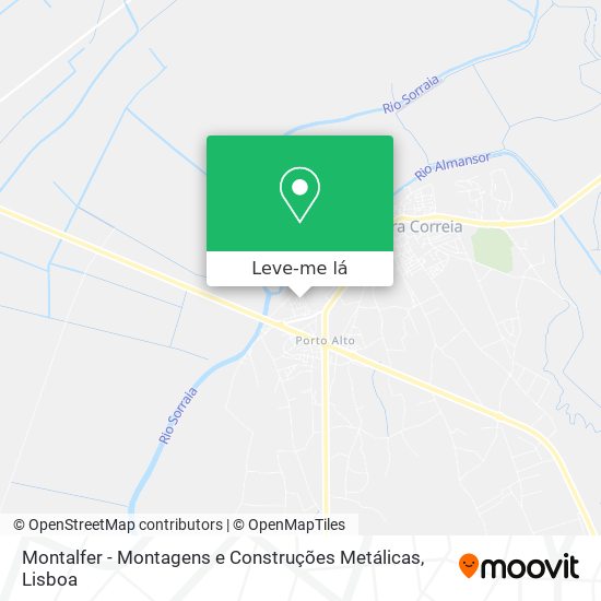 Montalfer - Montagens e Construções Metálicas mapa