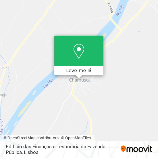 Edifício das Finanças e Tesouraria da Fazenda Pública mapa