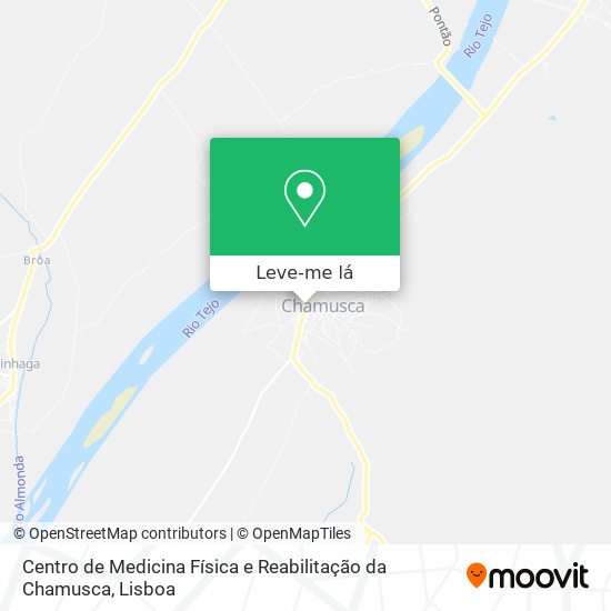 Centro de Medicina Física e Reabilitação da Chamusca mapa