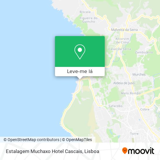 Estalagem Muchaxo Hotel Cascais mapa