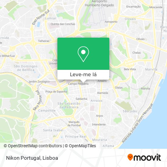 Nikon Portugal mapa