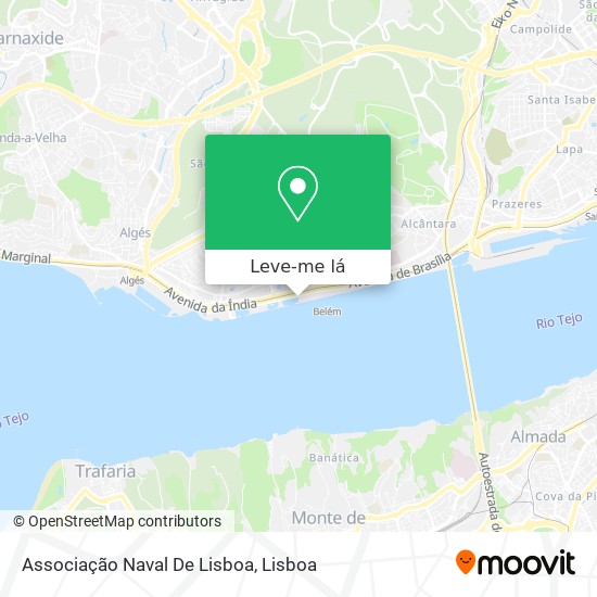 Associação Naval De Lisboa mapa