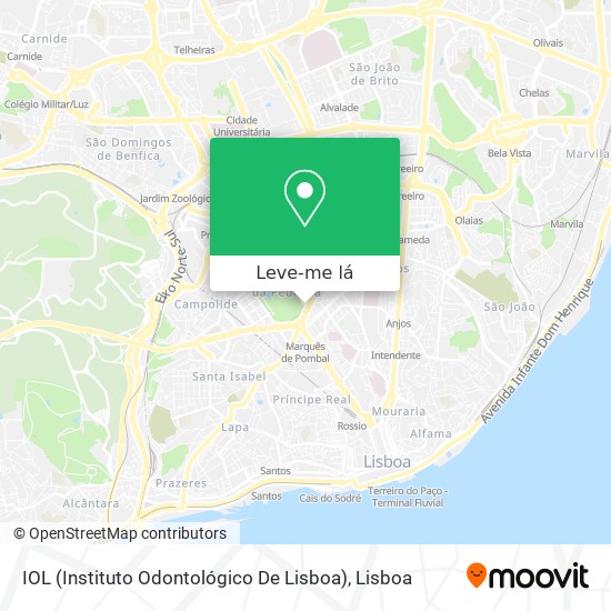 IOL (Instituto Odontológico De Lisboa) mapa