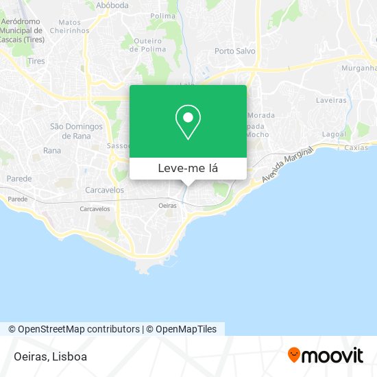 Oeiras mapa