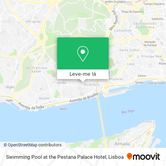Swimming Pool at the Pestana Palace Hotel mapa