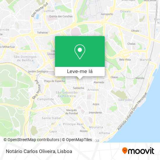 Notário Carlos Oliveira mapa
