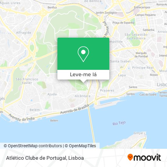 Atlético Clube de Portugal mapa