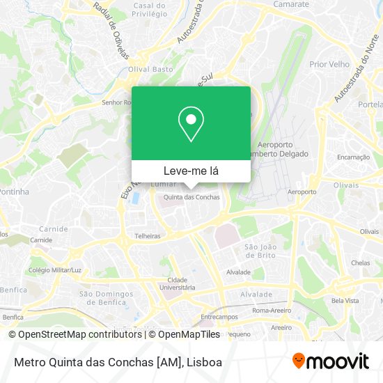Metro Quinta das Conchas [AM] mapa
