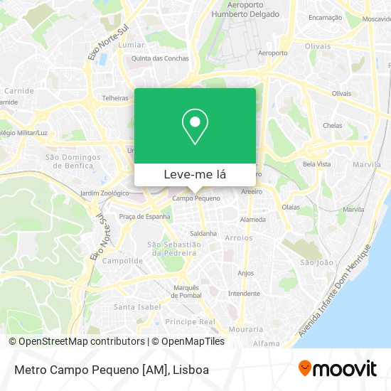 Metro Campo Pequeno [AM] mapa
