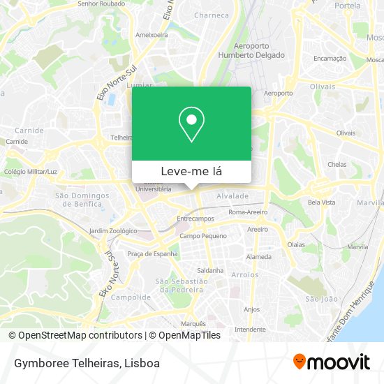 Gymboree Telheiras mapa