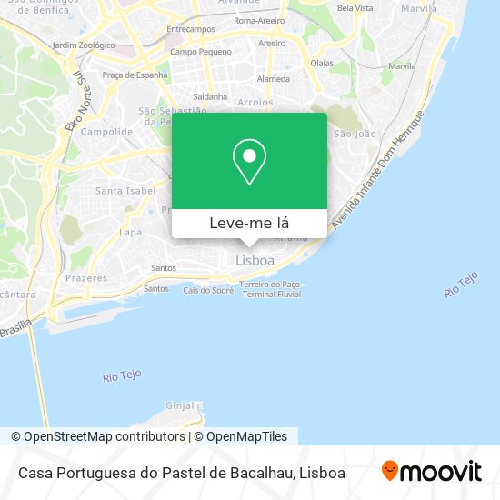Casa Portuguesa do Pastel de Bacalhau mapa