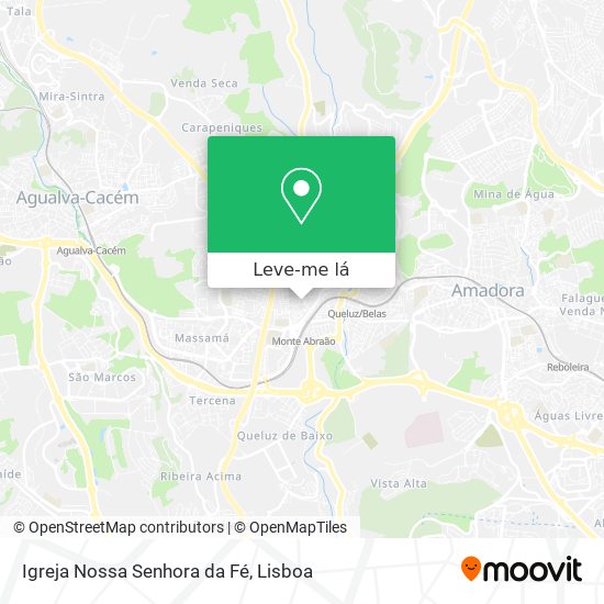 Igreja Nossa Senhora da Fé mapa